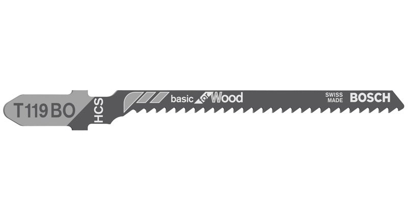 Stichsägeblatt T 119 BO Basic for Wood, 5er-Pack