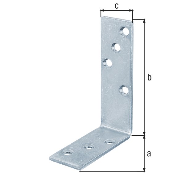 Balkenwinkel, disp., TxHxB 80x120x35 mm