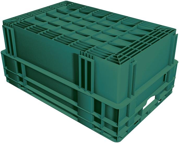 Drehstapelbehälter DTK 600x400x210 mm grün LA-KA-PE