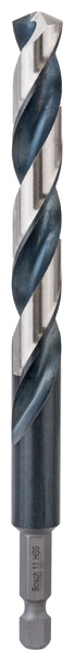 HSS Spiralbohrer mit Sechskantschaft 11,0 mm