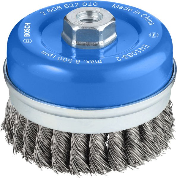 PRO Metal heavy Topfbürste, 100 x 0,5 mm, Gewinde