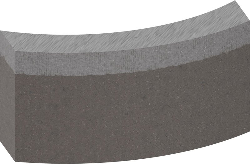 Segmente für PRO Diamantnassbohrkrone, 42 x 10 mm, 1 1/4-Zoll UNC, 4-tlg.