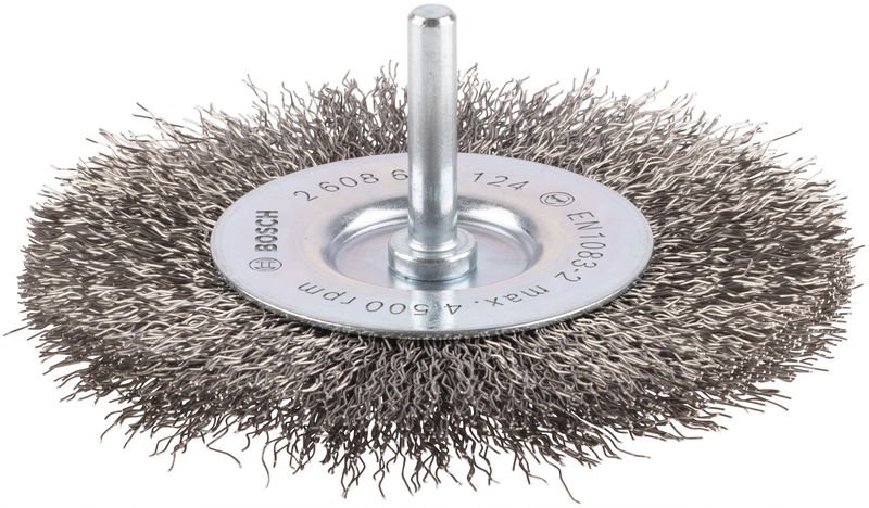 PRO Stainless Steel clean Scheibenbürste, gerader Schaft, 100 x 0,3 mm