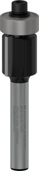 PRO Fasenfräser, 6 x 12,7 x 56 mm