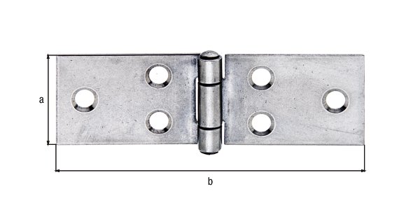 Tischband, Edelstahl, LxB 32x101 mm