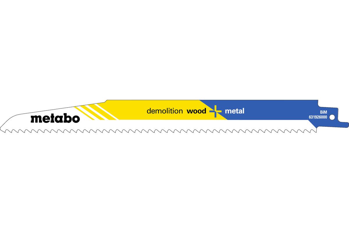 5 Säbelsägeblätter "demolition wood + metal" 225 x 1,6 mm (631926000)