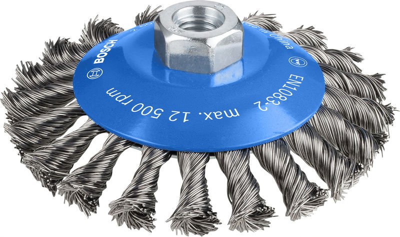 PRO Metal heavy Kegelbürste, 115 x 0,5 mm, Gewinde