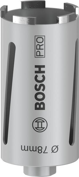 PRO Trockenbohrkrone, 78 x 150 mm, G 1/2 Zoll