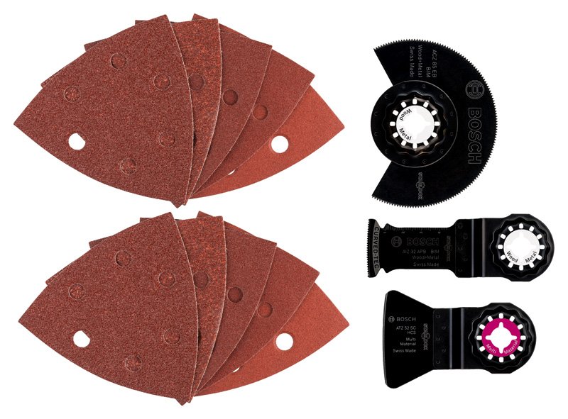 Universal-Set, 13-teilig, für Multi-Cutter, Wood and Paint