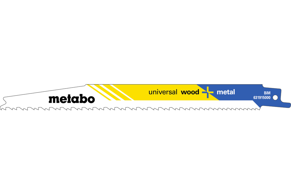 2 Säbelsägeblätter "universal wood + metal" 200 x 1,25 mm (631912000)