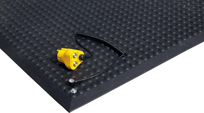 Arbeitsplatzmatte YOGA ERGO Fusion schwarz B65xT95 cm