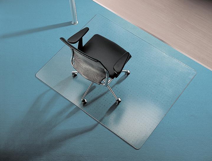 MILTEX Bodenschutzmatte ECOGRIP SOLID für Teppichböden transparent B1200xL1100mm