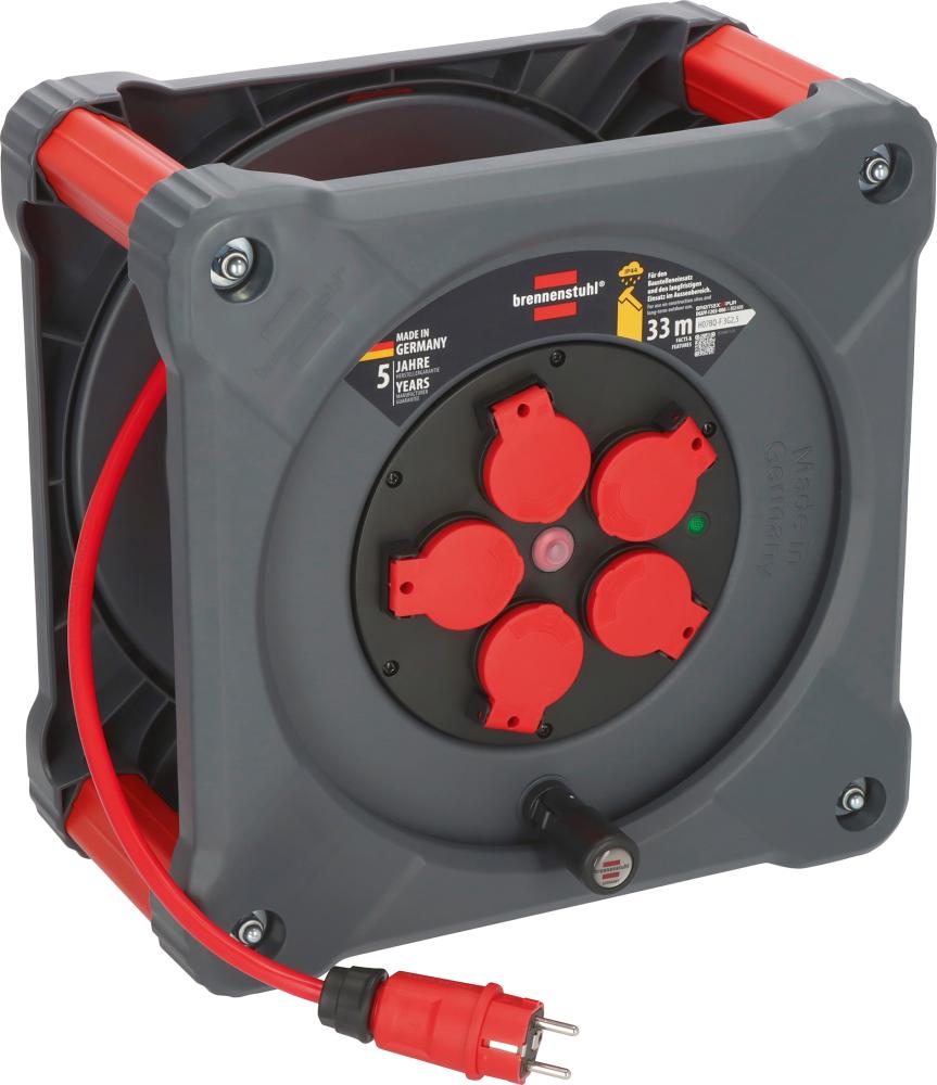 BRENNENSTUHL ProfessionalBaustellen-Kabeltrommel KA 3210 5 IP44 33m H07BQ-F 3G2,5
