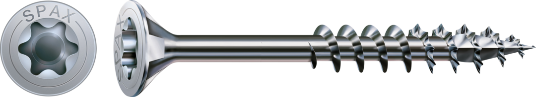 ABC Spax-Holzbauschrauben WIROX Senkkopf, I-Stern  8,0 x 100/57 Teilgew 4CUT-Spitze, gehärtet, gleitbeschichtet
