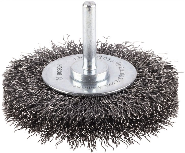 PRO Metal clean Scheibenbürste, gerader Schaft, 75 x 0,3 mm