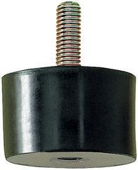 Gummi-Metall-Puffer zylindrisch Typ B D100xH40mm M16x41 NR57