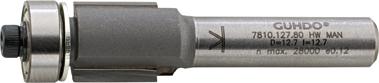 HW-Bündigfräser Z2 S8 D12,7 l12,7 Guhdo