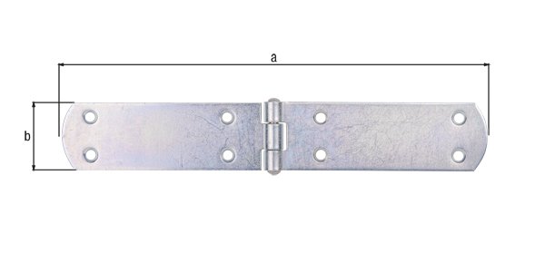Kistenband, disp., LxB 250x40x2,5 mm